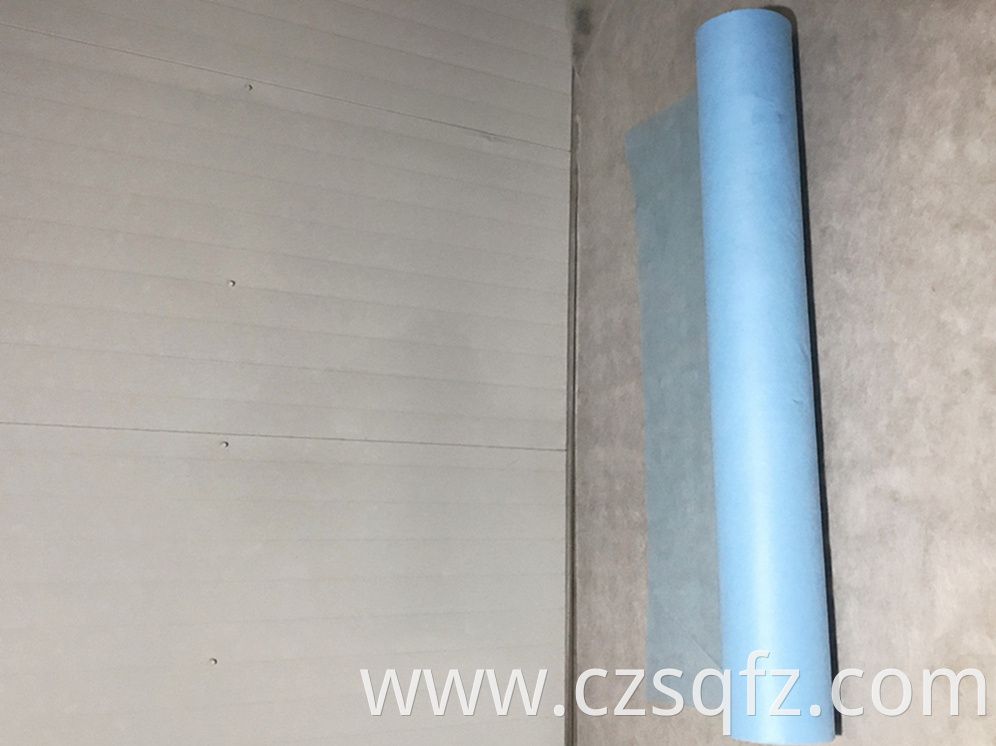 Air permeable sheet non-woven fabric